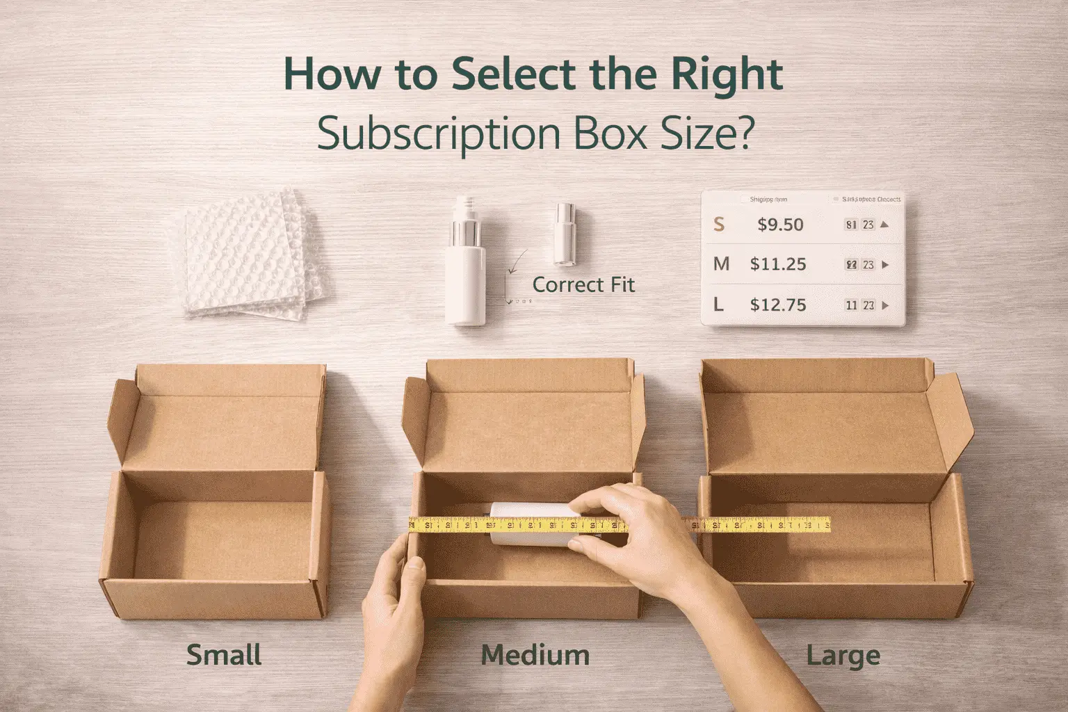 How to Select the Right Subscription Box Size?